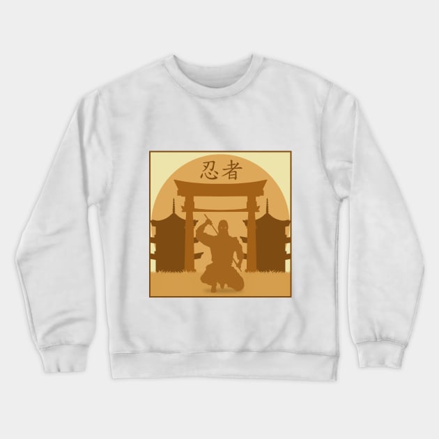 Shinobi - Light Crewneck Sweatshirt by luban